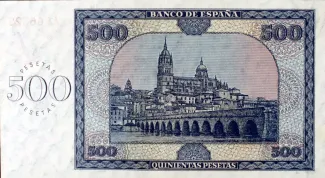Spain 500 Pesetas, 1936 reverse