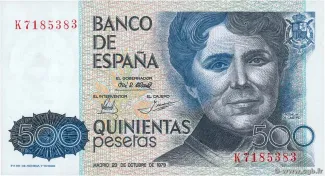 Spain 500 Pesetas, 1979 obverse