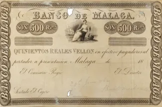 Spain 500 Reales de Vellón, 1860 obverse