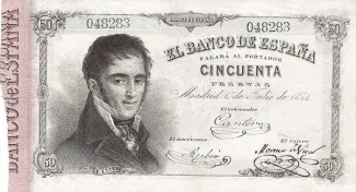 Spain 50 Pesetas, 1874 obverse