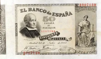 Spain 50 Pesetas, 1893 obverse