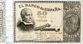 Spain 50 Pesetas, 1898 obverse