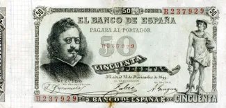 Spain 50 Pesetas, 1899 obverse