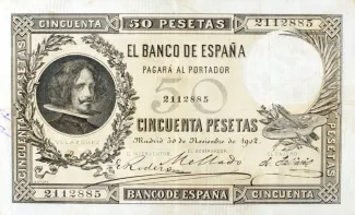 Spain 50 Pesetas, 1902 obverse