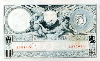 Spain 50 Pesetas, 1905 reverse