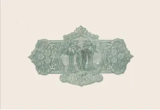 Sri Lanka 50 Rupees, 1919-1929 reverse