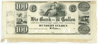 St. Gallen 100 Gulden, 1837