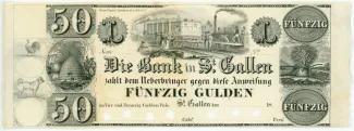St. Gallen 50 Gulden, 1837