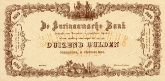 Suriname 1.000 Gulden, 1910 image