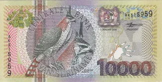 Suriname 10 000, 2000 image
