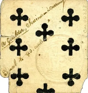 Suriname 1 Gulden, 1801