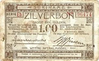 Suriname 1 Gulden, 1920 image