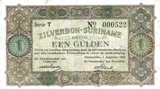 Suriname 1 Gulden, 1920 image