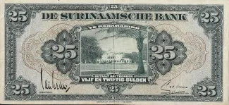 Suriname 25 Gulden, 1948 image