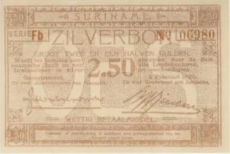 Suriname 2 Gulden, 1920 image