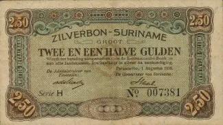 Suriname 2 Gulden, 1920 image