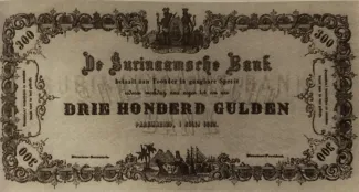 Suriname 300 Gulden, 1910 image