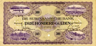 Suriname 300 Gulden, 1925 image