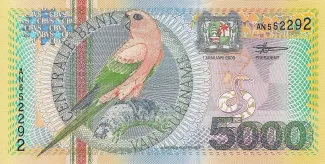 Suriname 5.000 Gulden, 2000 image
