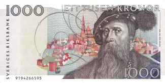 Sweden 1.000 Kronor, 1992 image
