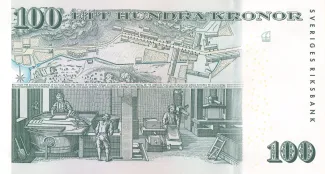 Sweden 100 Kronor, 2005 reverse