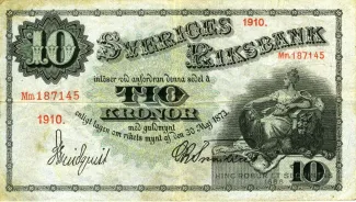 Sweden 10 Kronor, 1917 image