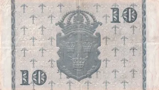 Sweden 10 Kronor, 1940-1960 reverse