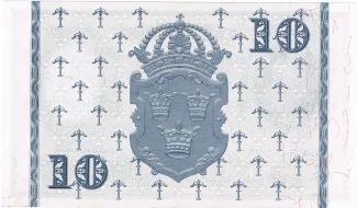 Sweden 10 Kronor, 1953-1962 reverse