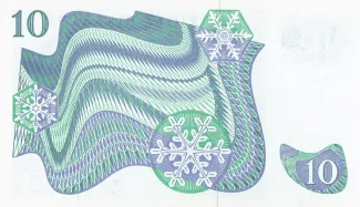 Sweden 10 Kronor, 1963-1990 reverse