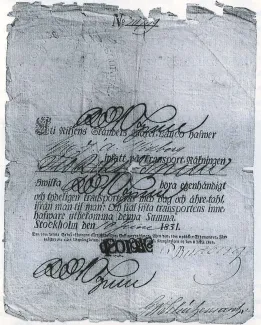 Sweden 10 Riksdaler, 1834 image