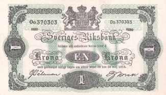 Sweden 1 Króna, 1940 image