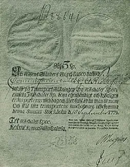 Sweden 3 Riksdaler, 1786 image