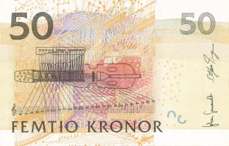 Sweden 50 Kronor, 2004-2011 reverse