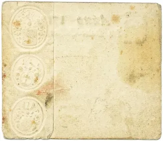 Sweden 5 Daler, 1717 reverse