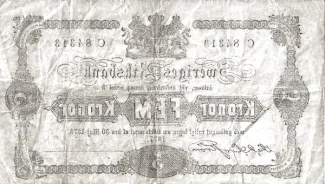 Sweden 5 Kronor, 1874-1878 reverse
