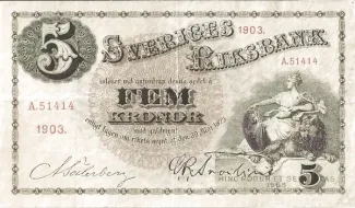 Sweden 5 Kronor, 1905 image