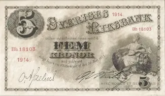 Sweden 5 Kronor, 1917 image