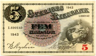 Sweden 5 Kronor, 1952 image