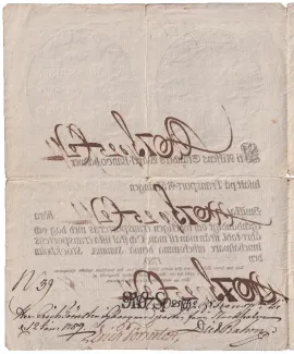 Sweden 7 RD 25, 1789 reverse