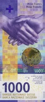 Switzerland 1.000 Francs 9th, 2017 image
