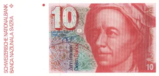 Switzerland 10 Francs 6th, 1992 image