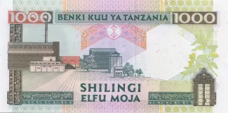 Tanzania 1.000 Shilingi, 2000 reverse