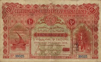 Tanzania 10 Rupees, 1928 image