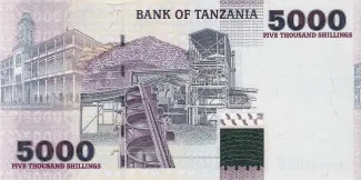 Tanzania 5.000 Shillings, 2003 reverse