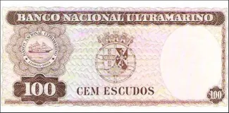 Timor-Leste 100 Escudos, 1959 reverse