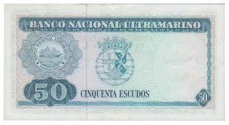 Timor-Leste 50 Escudos, 1967 reverse