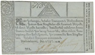Tønder, County of 1 Rigsdaler Courant, 1788-1804 obverse