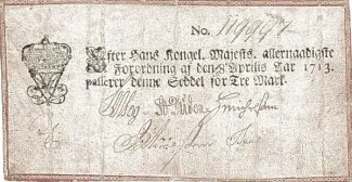 Tønder, County of 3 Mark - Frederick IV, 1713 obverse