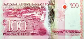 Tonga 100 Pa'anga, 2008 reverse