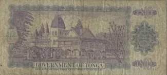 Tonga 10 Pa’anga, 1973-1981 reverse